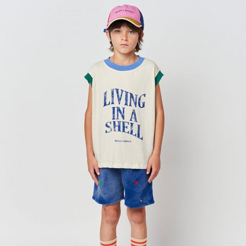 Living in a Shell Kids Tank Top