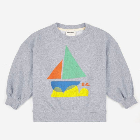 Multi Sail Boat Kids Sweatshirt