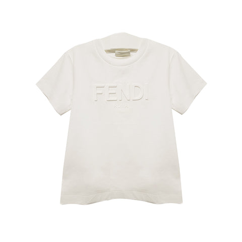 Kids Text Logo T-Shirt - White