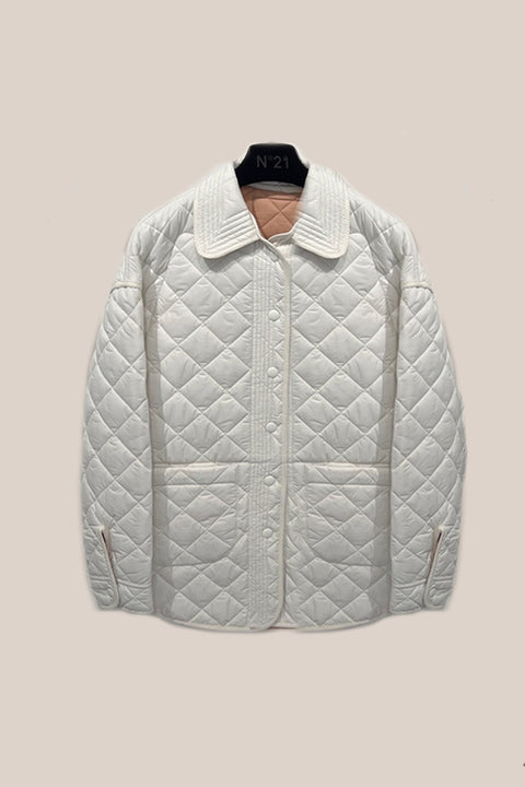 Sport Quilted Jacket - Ivory