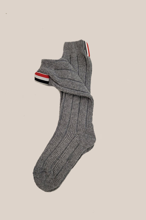 Knitted Socks - Grey