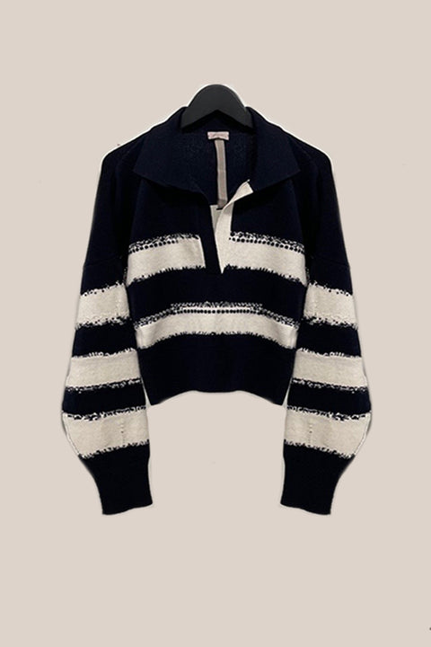Turtleneck Navy Sweater