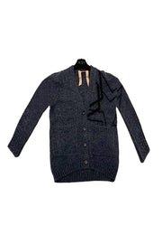 V - Neck Cardigan - Grey