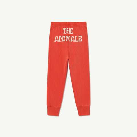 Red The Animals Panther Kids Pants