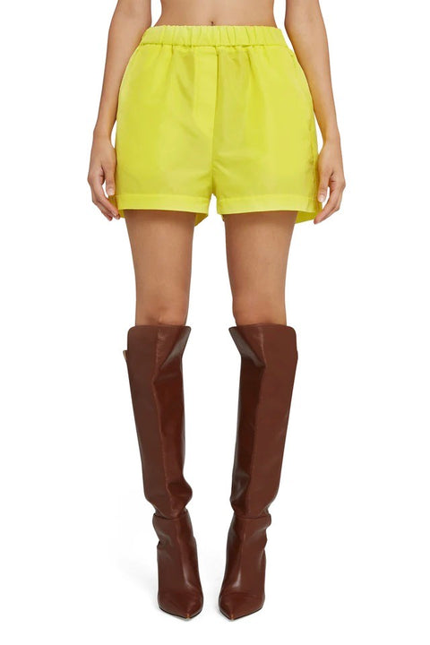 Taffeta Shorts - Yellow
