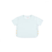 Buttons Cropped T-shirt CROPPED TEE LIGHT MINT