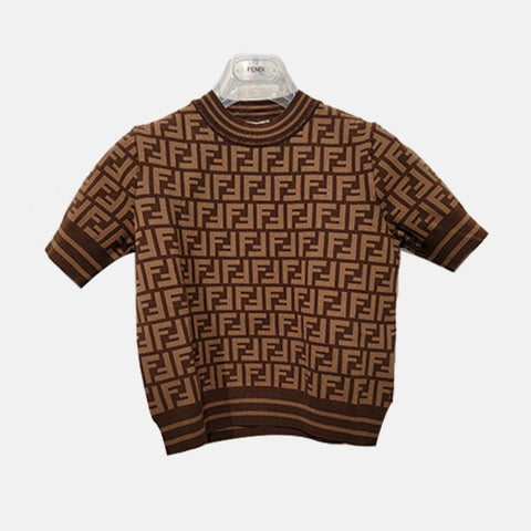 Brown Logo Sweater