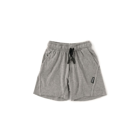 Boys Diagonal Light Shorts - Grey