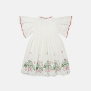 Embroidered Cotton Jacquard Dress