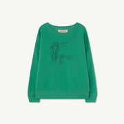 Green Good Animal Big Bear Kids Sweatshirt