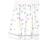 Stars Embroidery Cotton Skirt
