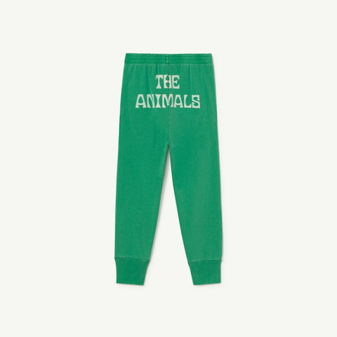 Green The Animals Panther Kids Pants