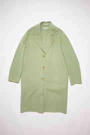 Single Breasted Coat - Green