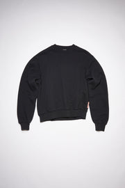 Crew Neck Sweatshirt - Black