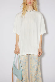 Pleated T-Shirt - White