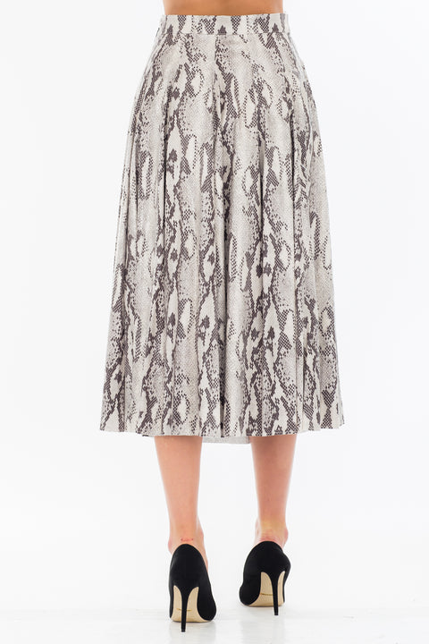 python print long skirt in artificial leather