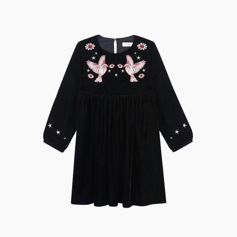 stella kids georgina velvet dress