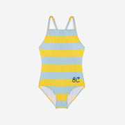 Yellow Striped Swimsuit