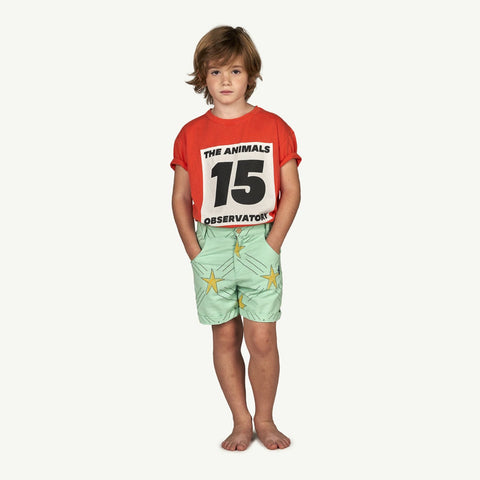 Red 15 Rooster Kids T-Shirt