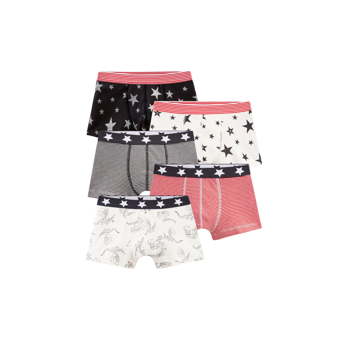 Lot de 2 boxers en coton et élasthanne petit garçon variante 1 | Petit