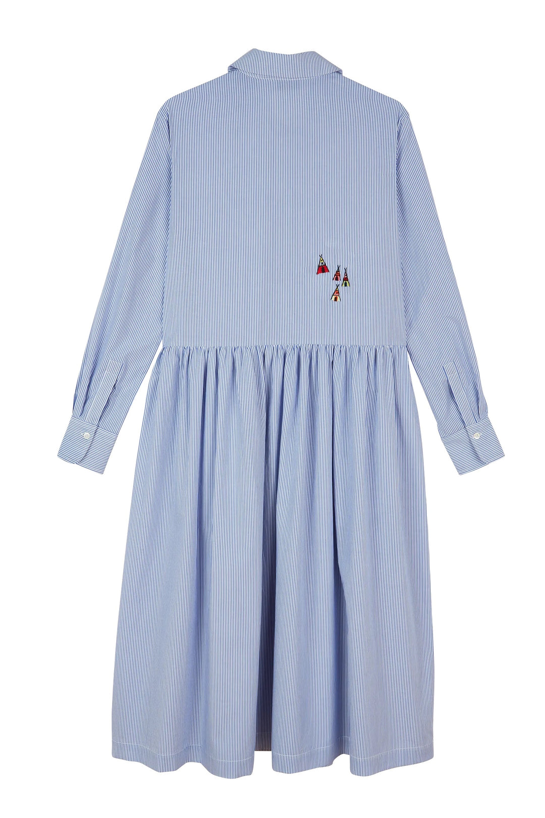マラケシュライフ OVERSIZE SHIRT DRESS ストライプワンピース
