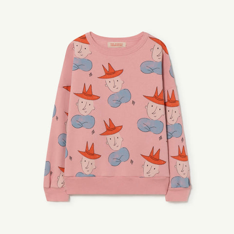 Kids Big Bear Sweatshirt - Pink