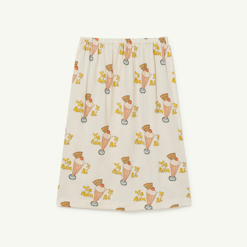 Ladybug Skirt - White