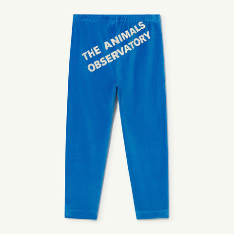 Kids Velvet Cameleon Pants - Blue