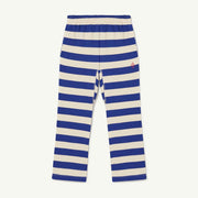 Recycled Raw White Blue Stripes Kids Camaleon Pants