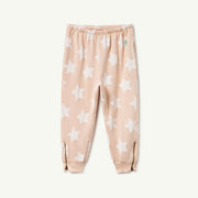 Beige Stars Panther  Kids Trousers