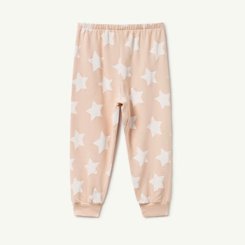 Beige Stars Panther  Kids Trousers