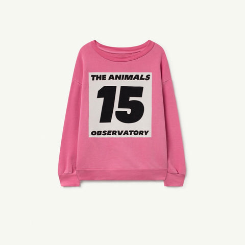 Pink 15 Bear Kids Sweatshirt