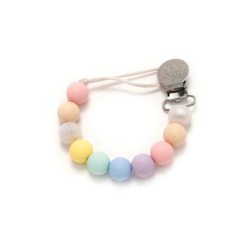 Lolli Silicone Babies Pacifier Clip - Cotton Candy