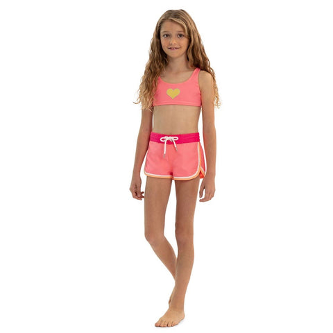 Girls Surf Shorts - Pink