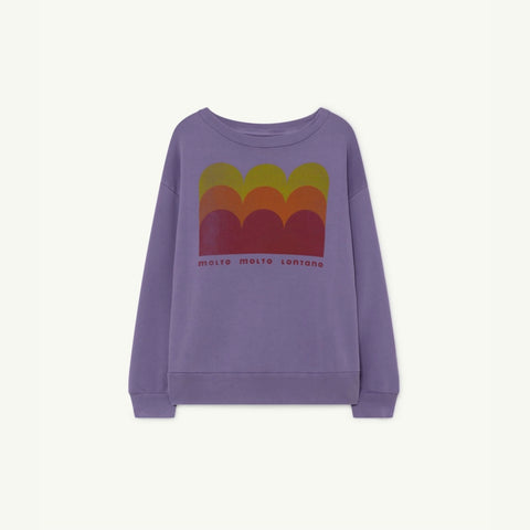 Purple Molto Bear Kids Sweatshirt