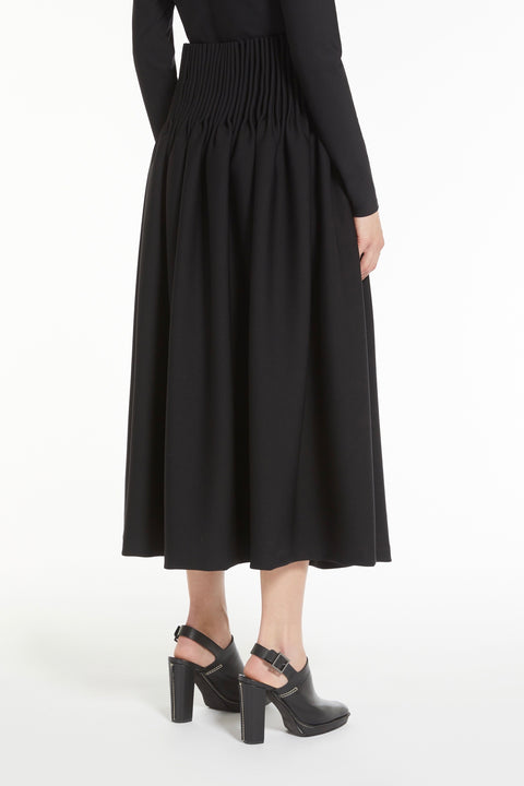 Technical Jersey Skirt - Black