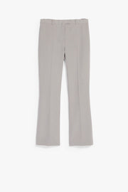 Cotton and Viscose Grey Trousers