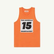 Orange 15 Tank Frog Kids T-Shirt