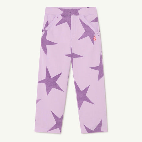 Lilac Stars Camel Kids Pants