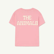 Pink The Animals Rooster Kids T-Shirt