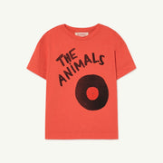 Red The Animals Rooster Kids T-Shirt
