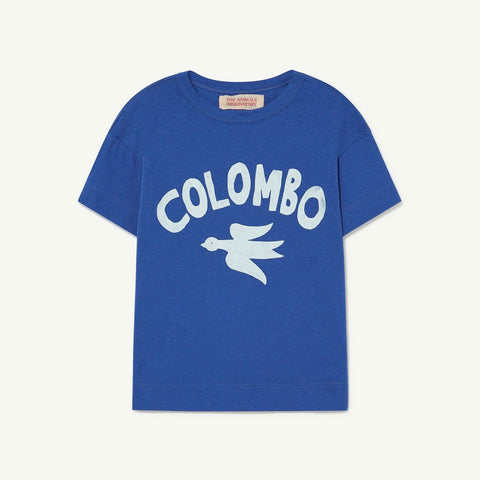 Deep Blue Rooster Colombo Kids T-Shirt