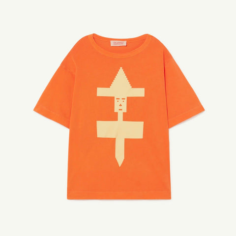Orange Rooster Oversize Kids T-Shirt