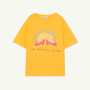 Yellow Wizard Rooster Oversize Kids T-Shirt