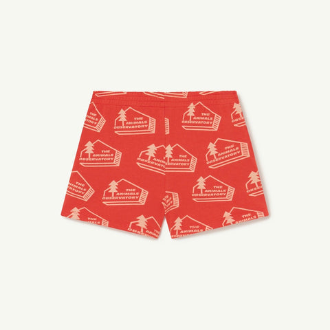 Red The Animals Poodle Kids Pants
