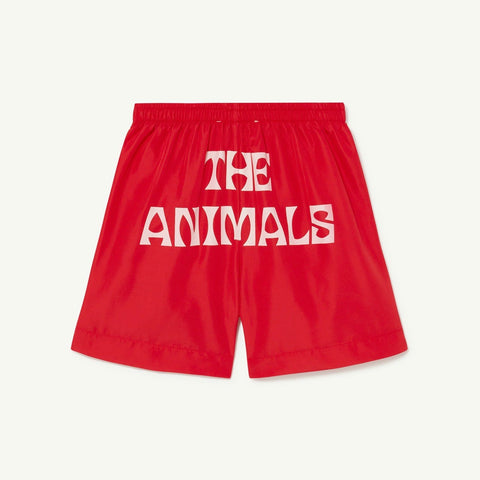 Red The Animals Puppy Kids Swimsuit