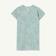 Blue Leaves Marten Dress