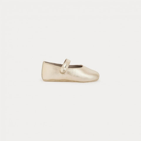 Plume Mary Janes - Gold