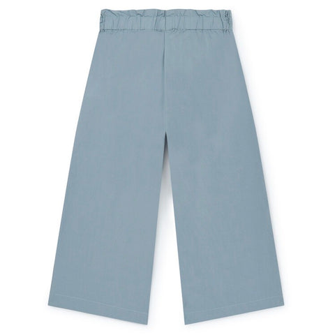 Grey Soft Poplin Trousers