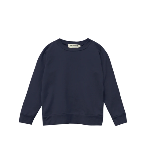 French Terry Crewneck - Navy